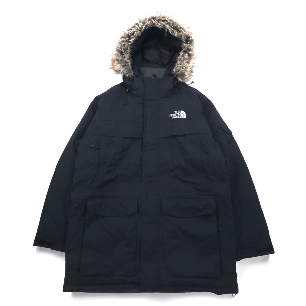 THE NORTH FACE マクマードパーカ McMurdo Parka ダウンジャケット XL ブラック HYVENT 防水 ファー フード着脱式 US規格