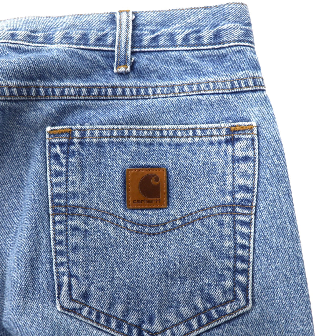 Carhartt Relaxed Fit Tapered Denim Pants 36 Blue Cotton RELAXED-FIT TAPERED JEAN Denim Pants B17 Made in Nicaragua