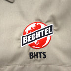 Dickies Short Sleeve Work Shirt, Size L, Beige, US Brand, Single Point Embroidery, Double Pocket, BHTS 1574KH, Unused