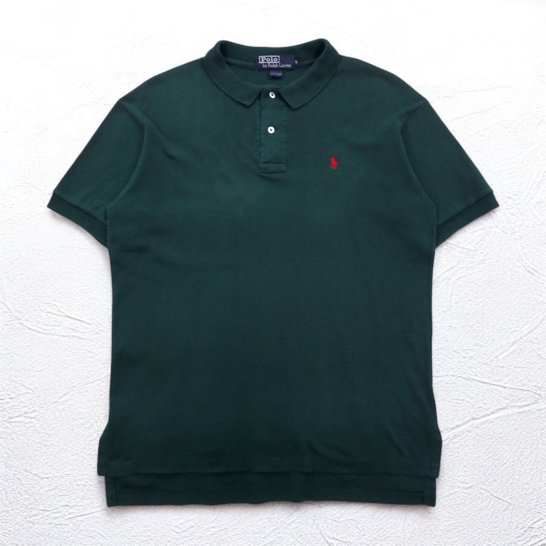 Polo by Ralph Lauren 90年代 USA製 ポロシャツ L グリーン コットン スモールポニー刺繍