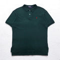 Polo by Ralph Lauren 90年代 USA製 ポロシャツ L グリーン コットン スモールポニー刺繍