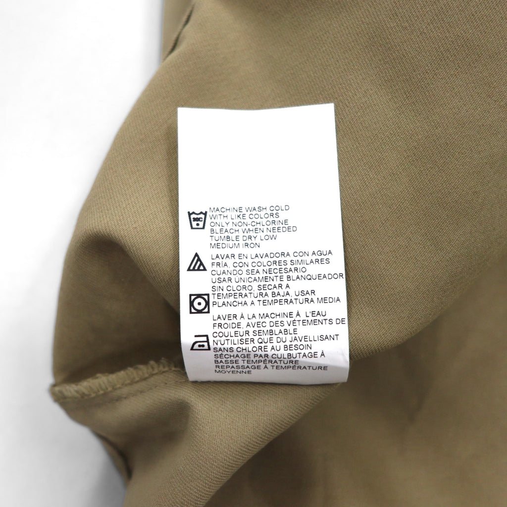 Dickies Short Sleeve Work Shirt, Size L, Beige, US Brand, Single Point Embroidery, Double Pocket, BHTS 1574KH, Unused