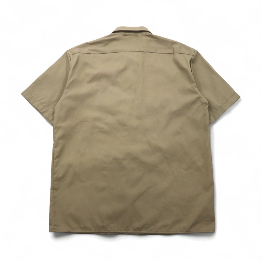 Dickies Short Sleeve Work Shirt, Size L, Beige, US Brand, Single Point Embroidery, Double Pocket, BHTS 1574KH, Unused