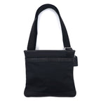 日本然リトテ-古着オンライン-COACH レザー ショルダーバッグ ミニシグネチャー ブラック ナイロン F70597-COACH Leather Shoulder Bag Mini Signature Black Nylon F70597