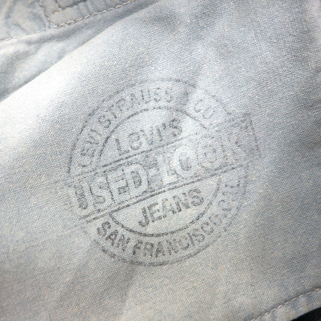 Y.A.R.N. × 90s Levi's 501 クロシェ スター デニムパンツ STAR DENIM ジーンズ M インディゴ ブルー ハンドメイド