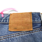 Y.A.R.N. × 90s Levi's 501 クロシェ スター デニムパンツ STAR DENIM ジーンズ M インディゴ ブルー ハンドメイド