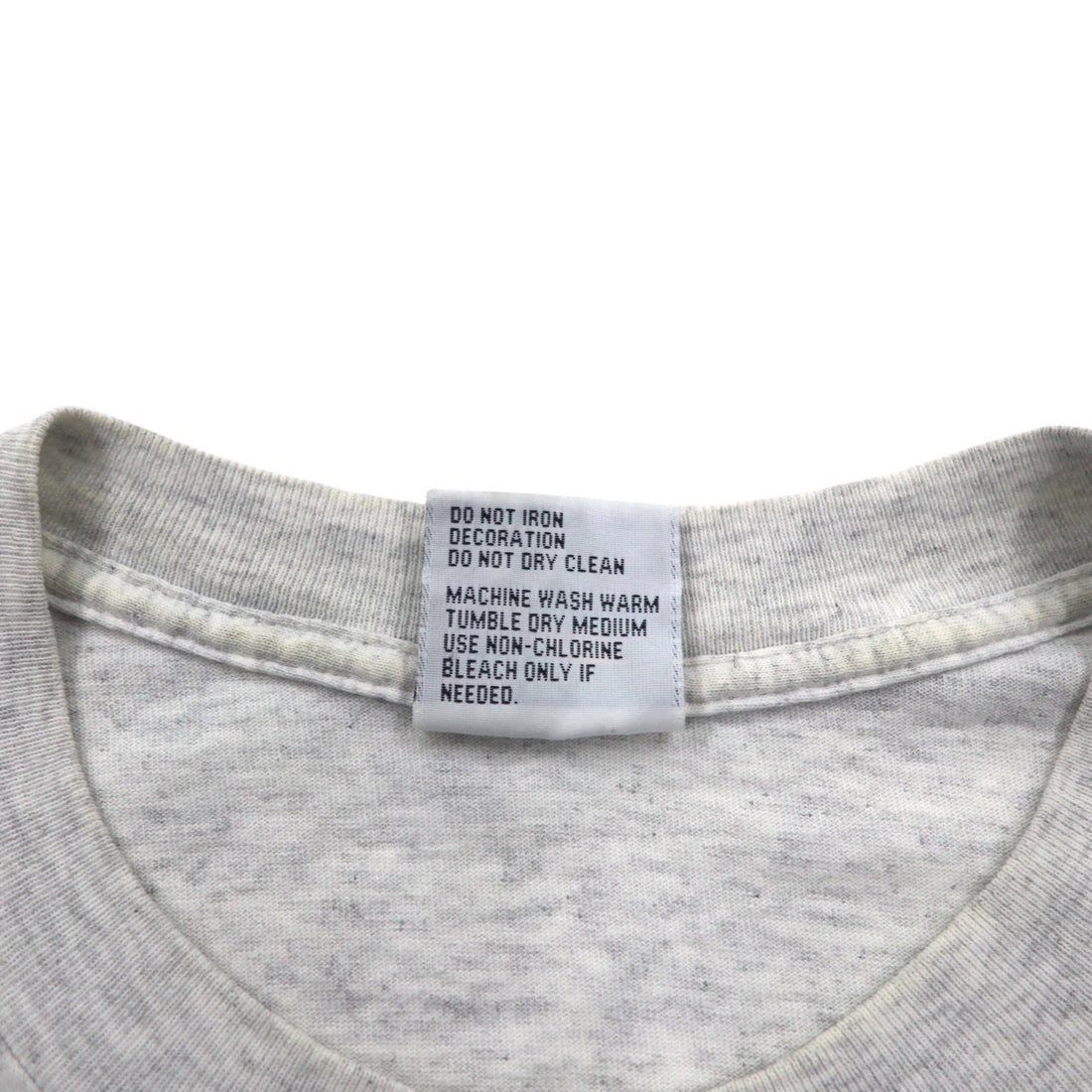 ISLAND GEAR 90s USA made single stitch print T-shirt XL grey cotton MARCO ISLAND