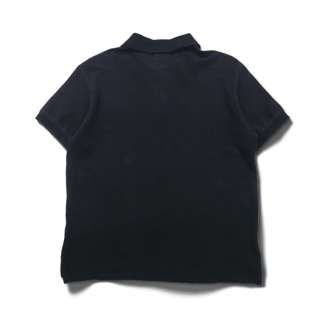 Polo by Ralph Lauren 90年代 ポロシャツ XL ブラック コットン 鹿の子 スモールポニー刺繍