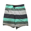 patagonia ウェーブフェアラー ボードショーツ Wavefarer Board Shorts ショートパンツ M グリーン グレー ボーダー ナイロン 86621
