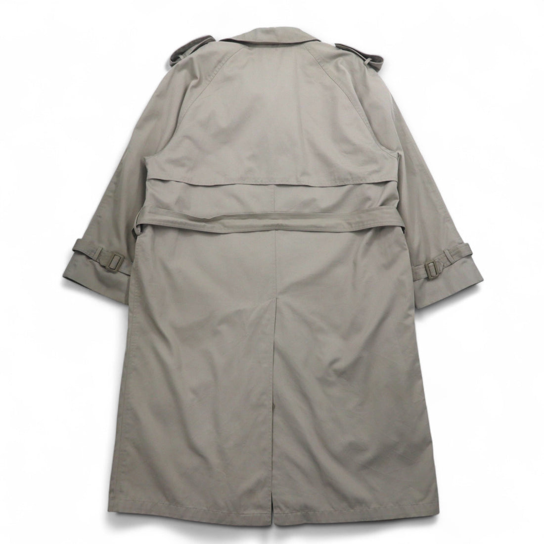 TOWN CRAFT 90s Double Breasted Trench Coat, Size M, Beige, Detachable Liner, Belt Included, Made in Sri Lanka