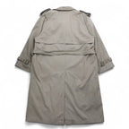TOWN CRAFT 90s Double Breasted Trench Coat, Size M, Beige, Detachable Liner, Belt Included, Made in Sri Lanka