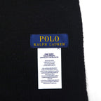 Polo Ralph Lauren ポロベア 刺繍 マフラー ネックウォーマー ブラック アクリル