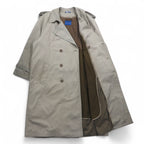 TOWN CRAFT 90s Double Breasted Trench Coat, Size M, Beige, Detachable Liner, Belt Included, Made in Sri Lanka