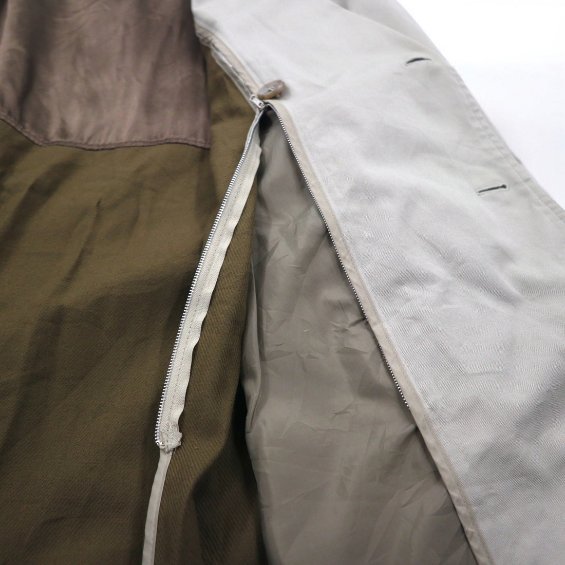 TOWN CRAFT 90s Double Breasted Trench Coat, Size M, Beige, Detachable Liner, Belt Included, Made in Sri Lanka