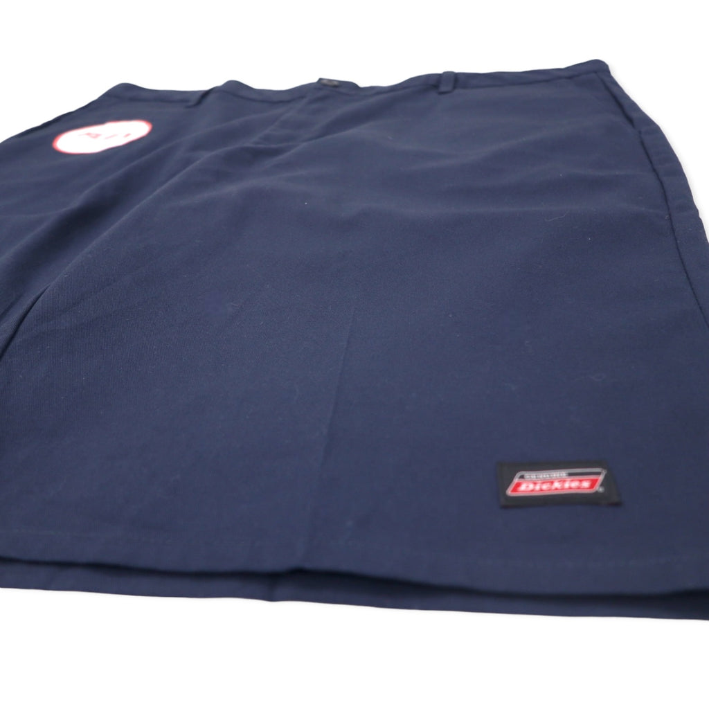 Dickies Relaxed Fit Work Shorts, Size 44, Navy, Polyester, Cotton, FLEX, Made in Honduras, Unused