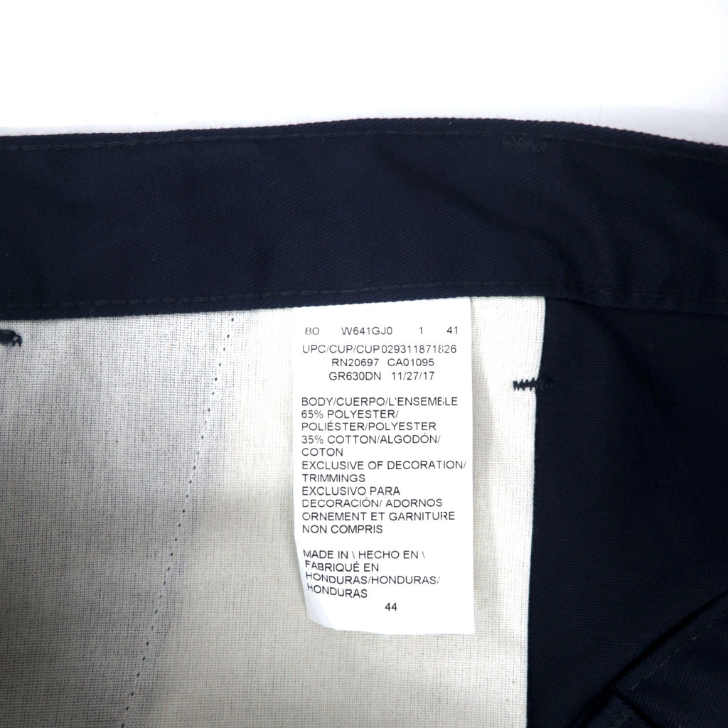 Dickies Relaxed Fit Work Shorts, Size 44, Navy, Polyester, Cotton, FLEX, Made in Honduras, Unused