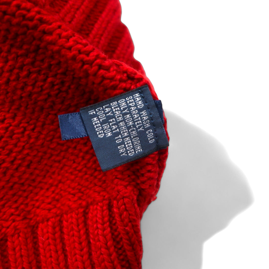 Polo by Ralph Lauren 90s Half-Zip Knit Sweater, Medium, Red, Cotton, Small Pony Embroidery