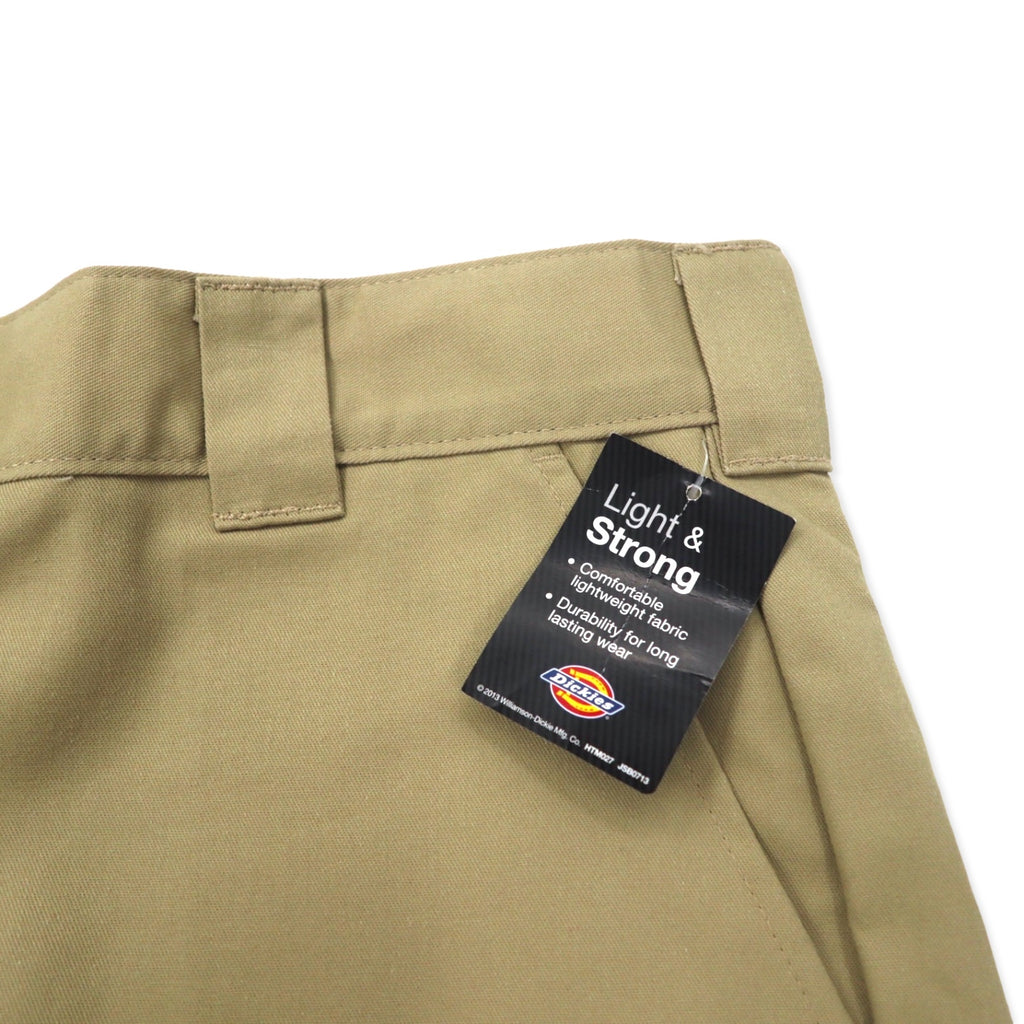 Dickies Relaxed Fit Cargo Shorts, Size 42, Beige, Polyester, Cotton, FLEX, Made in Nicaragua, Unused
