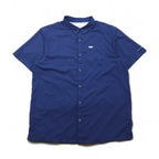 Columbia PFG オムニシェード OMNI-SHADE スラックタイドキャンプシャツ フィッシングシャツ XL ネイビー ポリエステル FM7042