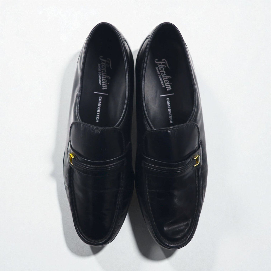 FLORSHEIM スリッポン ローファー 28.5cm ブラック レザー COMFORTECH 17088