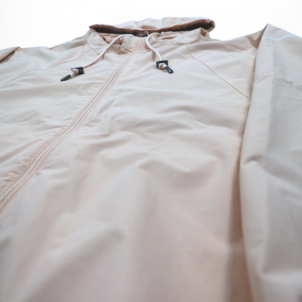 Columbia Park Jacket Mountain Parka Rain Jacket L Pink Nylon Drawcord