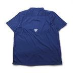 Columbia PFG オムニシェード OMNI-SHADE スラックタイドキャンプシャツ フィッシングシャツ XL ネイビー ポリエステル FM7042
