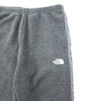 THE NORTH FACE フリース イージーパンツ XL グレー ポリエステル サイドライン US規格 エルサルバドル製