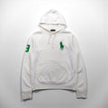 Polo Ralph Lauren ビッグポニー プルオーバー パーカー M ホワイト コットン