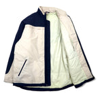 NIKE Insulated Jacket Ripstop Nylon Jacket XL Beige Filled with Polyester Swoosh Logo Embroidery