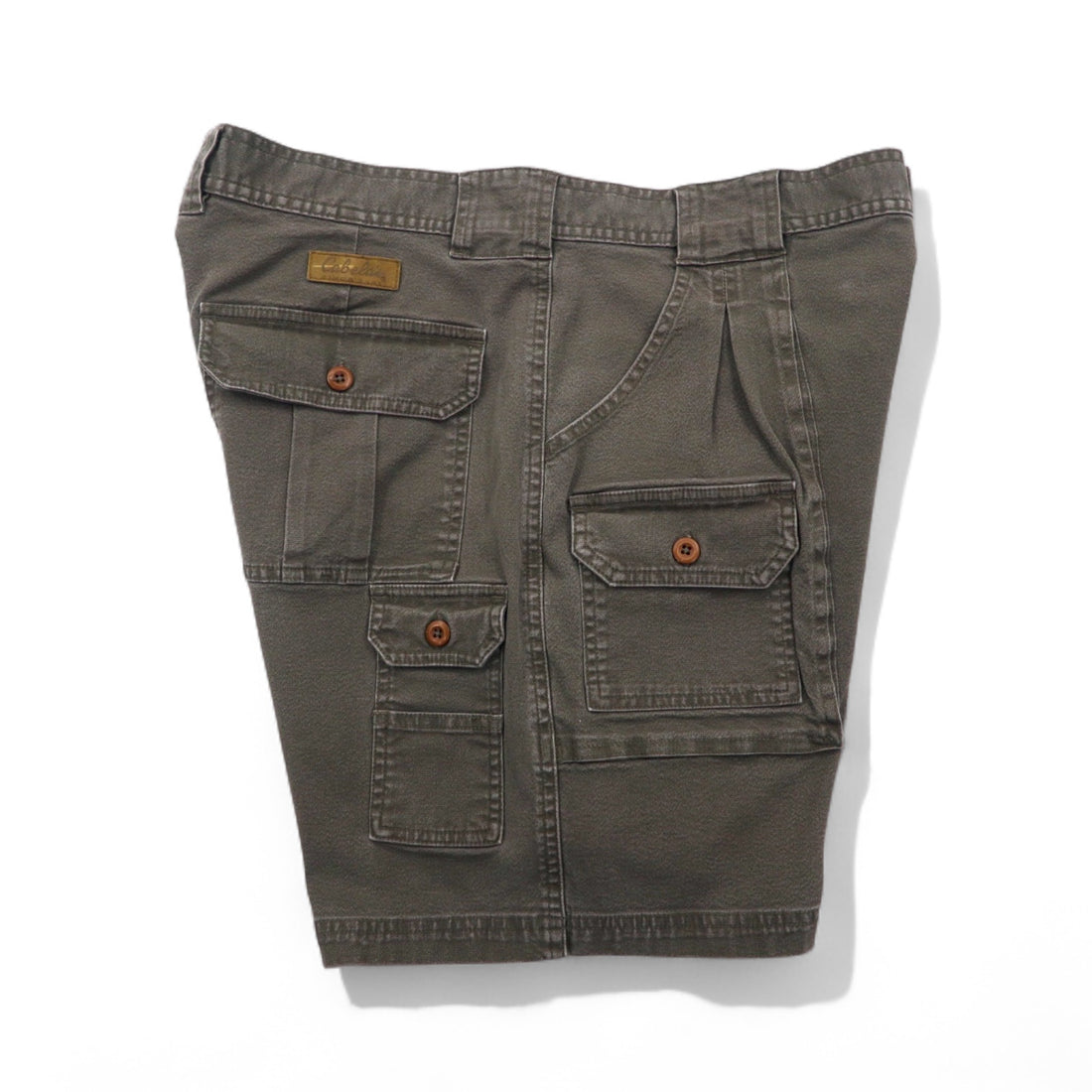 Cabela's 90s Bush Shorts, Khaki Cotton, Pocket, Size L