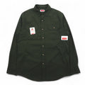 Wrangler Work Shirt M Khaki Epic Soft Long Sleeve Twill Woven Shirt HLB2AWG Unused