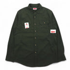 Wrangler Work Shirt M Khaki Epic Soft Long Sleeve Twill Woven Shirt HLB2AWG Unused
