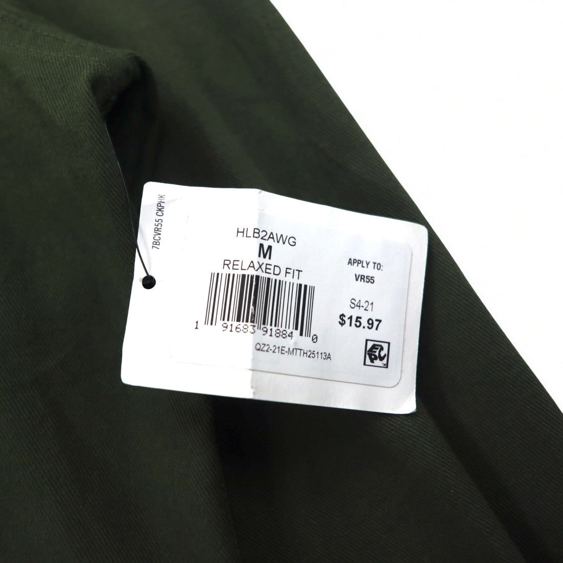 Wrangler Work Shirt M Khaki Epic Soft Long Sleeve Twill Woven Shirt HLB2AWG Unused