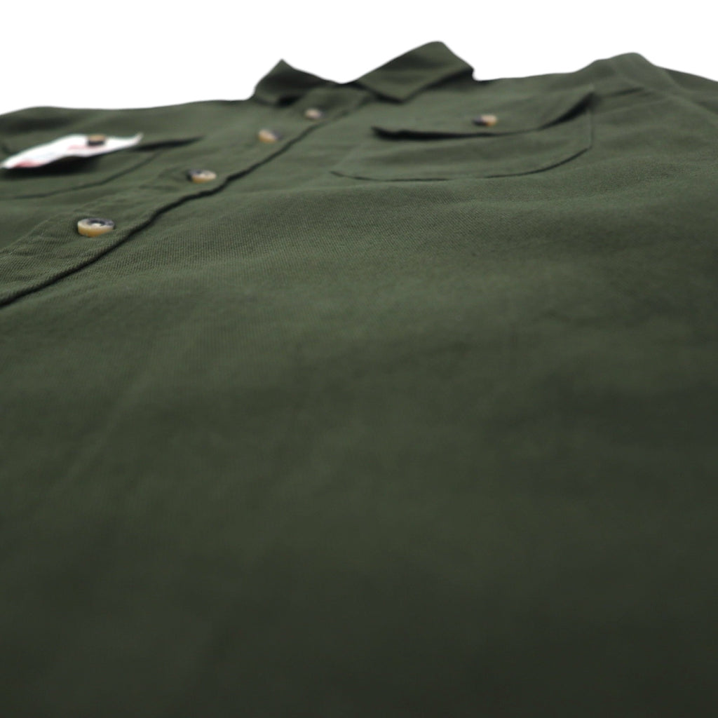 Wrangler Work Shirt M Khaki Epic Soft Long Sleeve Twill Woven Shirt HLB2AWG Unused