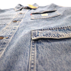 Levi's WORKWEAR Engineer Coat, Relaxed Denim, Size 2XL, Indigo, A0744-0003, Unused
