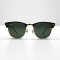 Ray-Ban ポラライズド polarized 偏光レンズ クラブマスター CLUB MASTER サングラス RB3016 901/58 51-21 145 3P ハーフリム