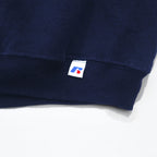 RUSSELL ATHLETIC 90年代 カレッジ プリント スウェット XXL ネイビー KANSAS アーチロゴ エルサルバドル製