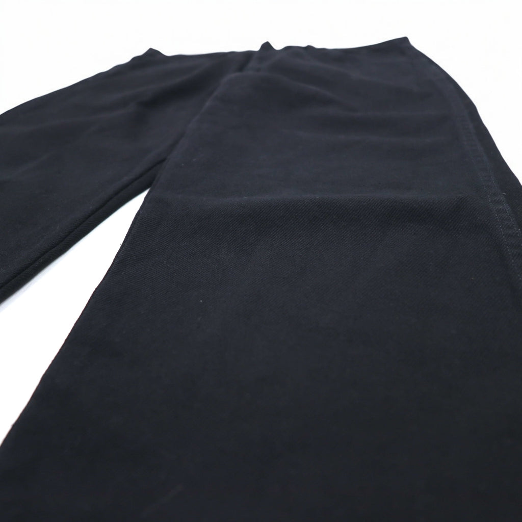 RUSTLER (Wrangler) Straight Jeans Denim Pants M Black Regular Fit 87619CB Made in Mexico Unused