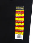 RUSTLER (Wrangler) Straight Jeans Denim Pants M Black Regular Fit 87619CB Made in Mexico Unused