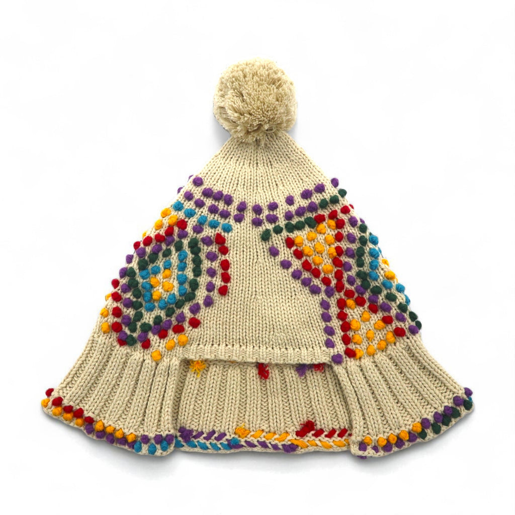 DENIM TEARS Tremaine Hat with Pom-Pom, OS Multicolor, SAR415