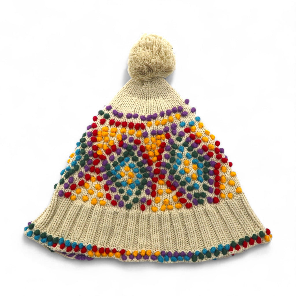 DENIM TEARS Tremaine Hat with Pom-Pom, OS Multicolor, SAR415