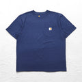 Carhartt Pocket T-Shirt PokeTL Blue ORIGINAL FIT Made in Guatemala