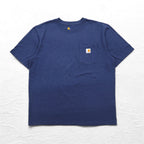 Carhartt Pocket T-Shirt PokeTL Blue ORIGINAL FIT Made in Guatemala
