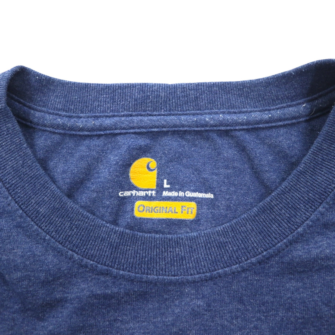 Carhartt Pocket T-Shirt PokeTL Blue ORIGINAL FIT Made in Guatemala