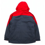 Columbia 90s 3WAY Mountain Parka Winter Jacket L Red 3-in-1 INTERCHANGE Removable Liner Sunrise Peak Parka SL7379 Made in Sri Lanka
