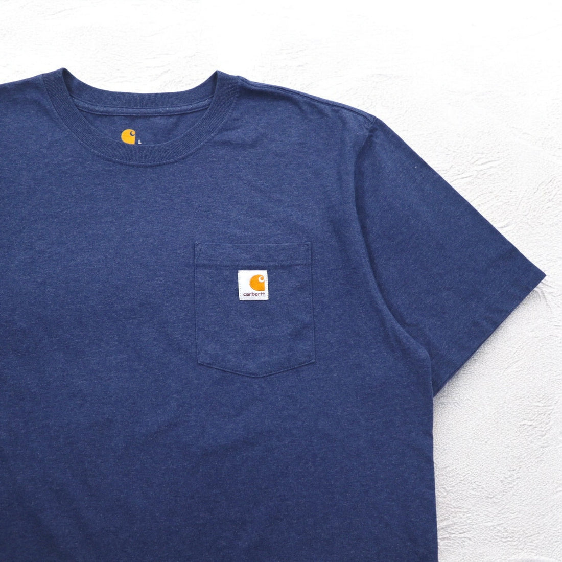Carhartt Pocket T-Shirt PokeTL Blue ORIGINAL FIT Made in Guatemala