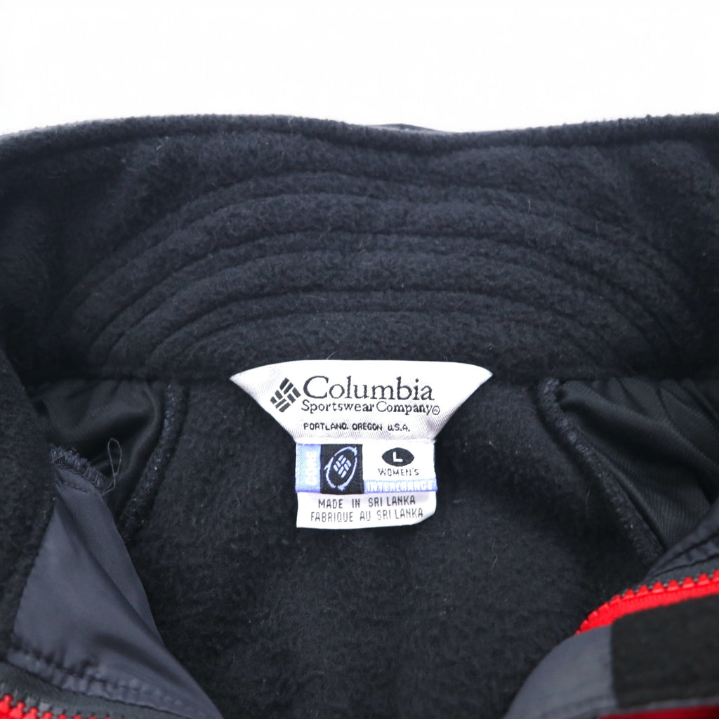 Columbia 90s 3WAY Mountain Parka Winter Jacket L Red 3-in-1 INTERCHANGE Removable Liner Sunrise Peak Parka SL7379 Made in Sri Lanka