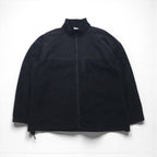 US NAVY Polartec Fleece Liner Jacket, Size L, Black, Drawcord, 8415-01-539-4058