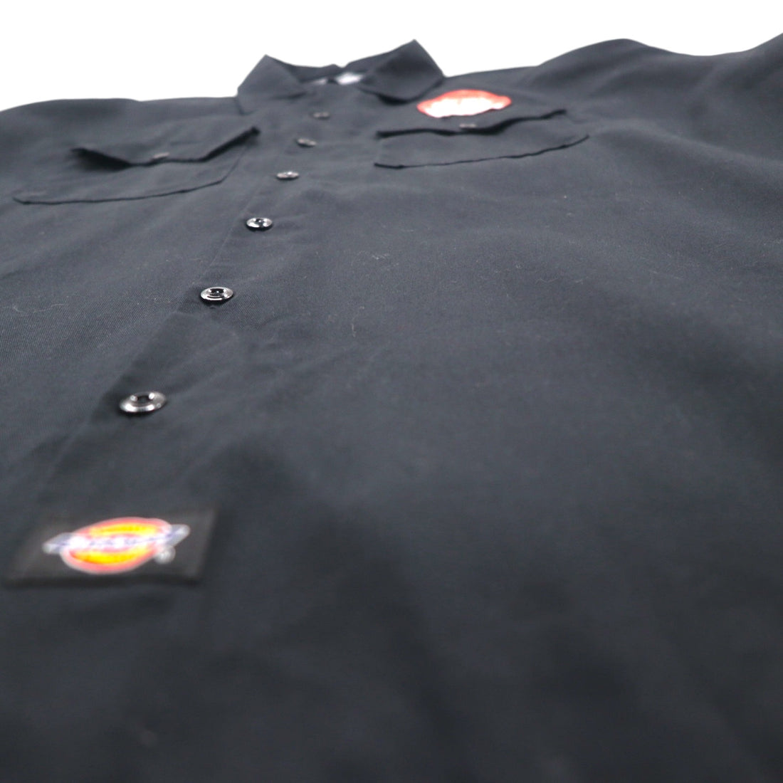 Dickies FLEX Short Sleeve Work Shirt, XL, Black, Polyester/Cotton, WS675, Unused