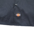 Dickies FLEX Short Sleeve Work Shirt, XL, Black, Polyester/Cotton, WS675, Unused